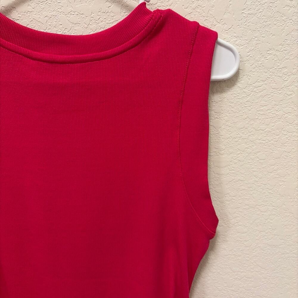 WHBM For Me Ribbed Ruched Side Tank - Picture 6 of 6